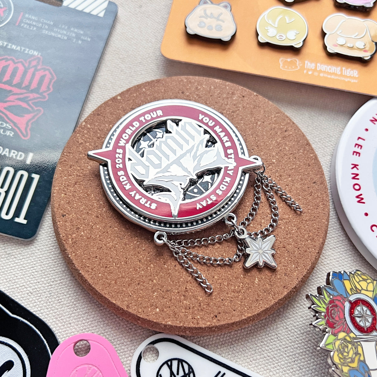 SKZ dominATE Enamel Tour Pin – The Dancing Tiger