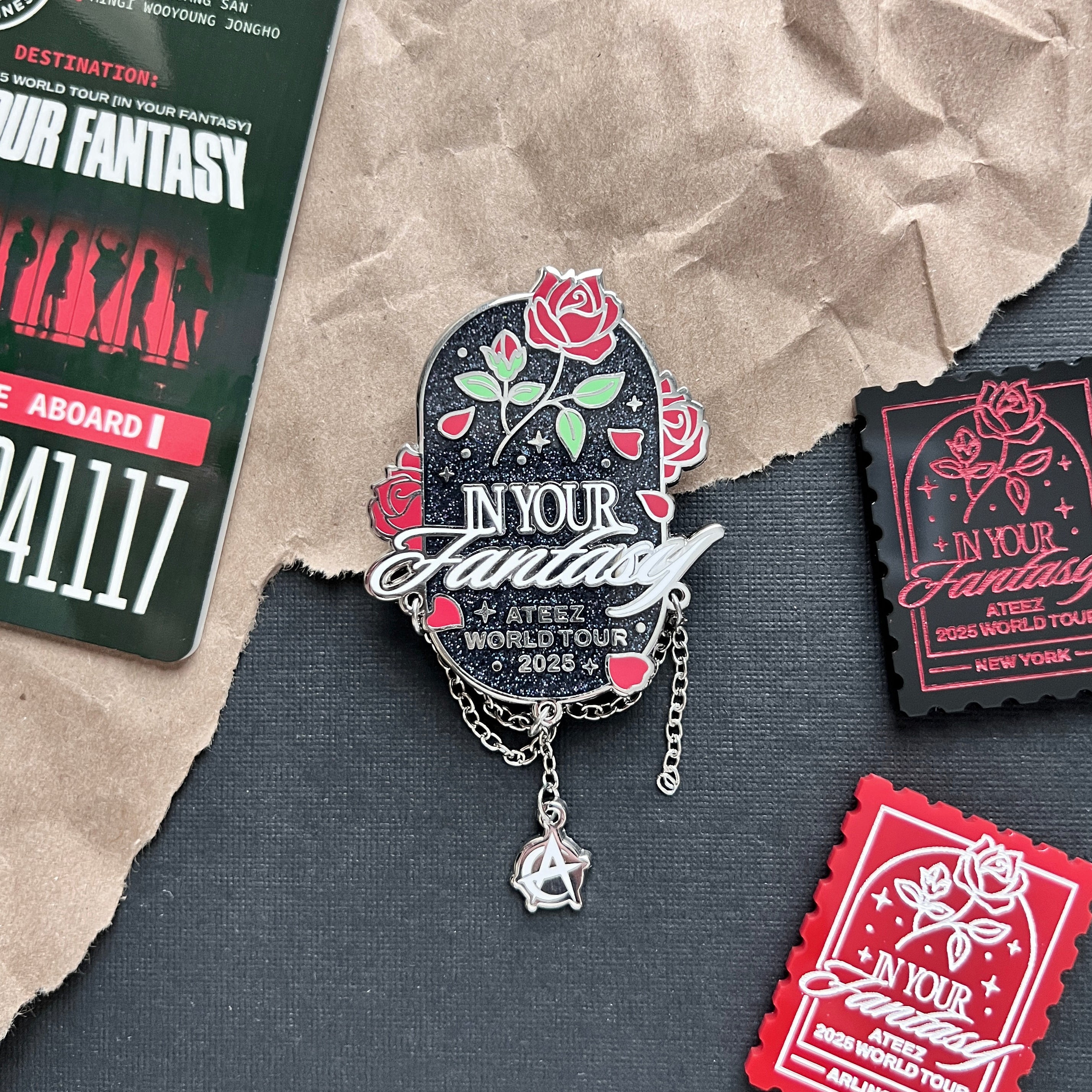 ATEEZ In Your Fantasy Tour Enamel Pin – The Dancing Tiger