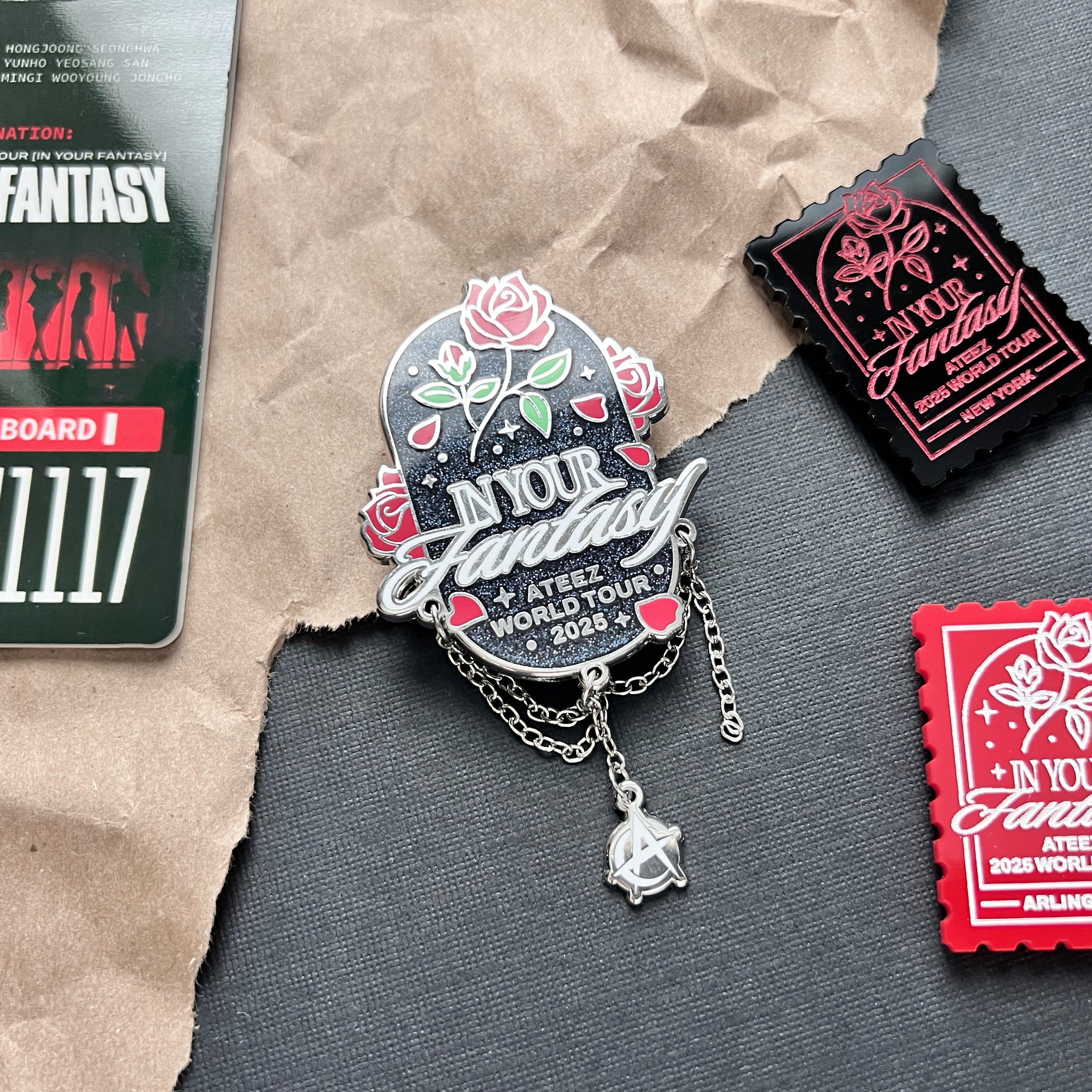 ATEEZ In Your Fantasy Tour Enamel Pin – The Dancing Tiger
