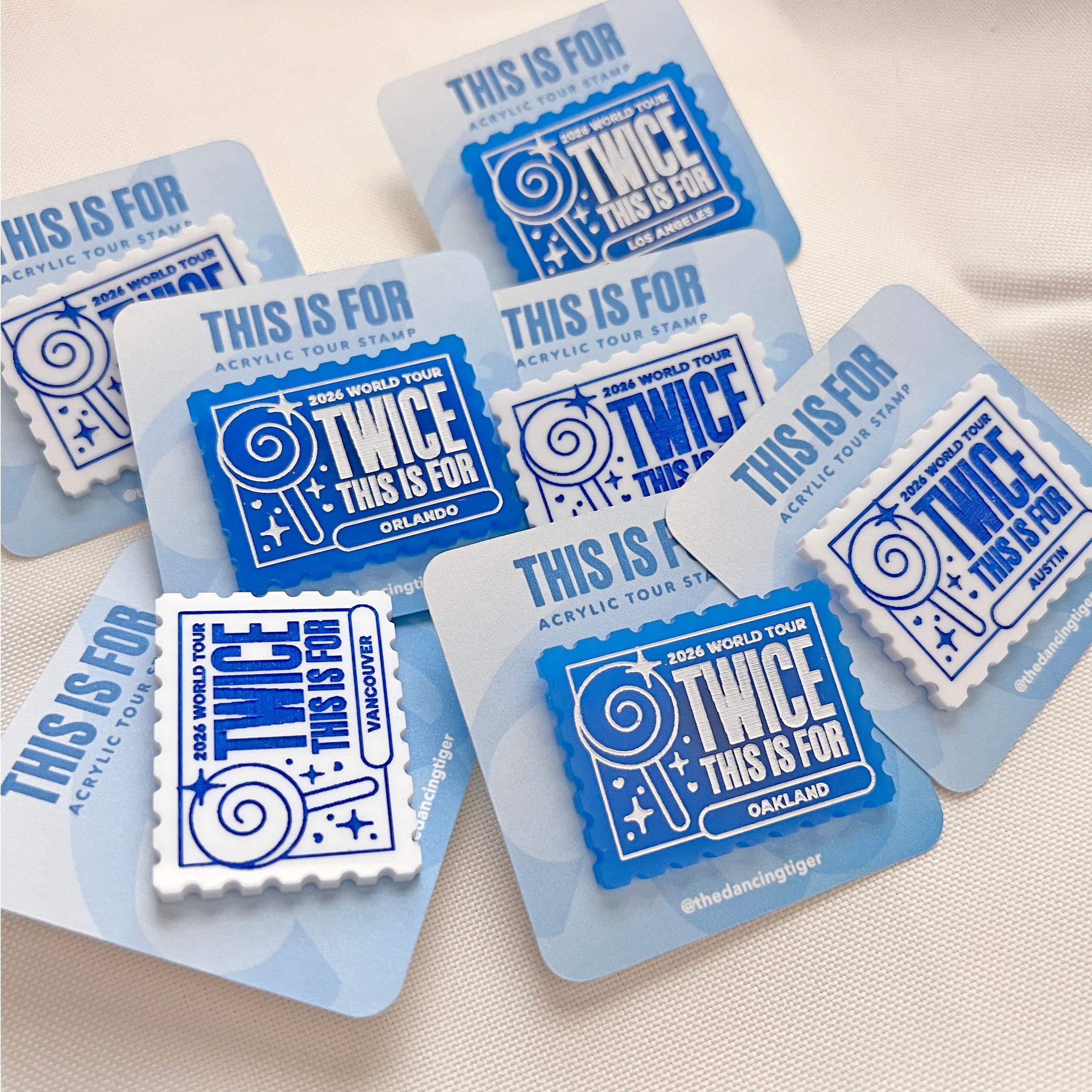 TWICE This is For Tour Acrylic Stamp – The Dancing Tiger